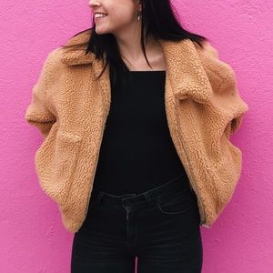 URBAN OUTFITTERS TEDDY JACKET